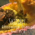 a picture of low fat chocolate orange muffins
