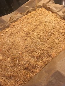 an image of apple crumble