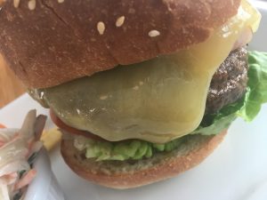 an image of fallon and byrne dun laoghaire burger and chips Fallon & Byrne Burger