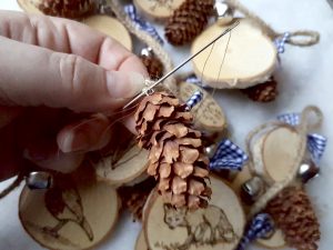 crafting a christmas ornament