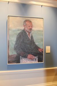 a picture of Graham Norton painting at the national gallery of ireland a picture of Graham Norton painting at the national gallery of ireland