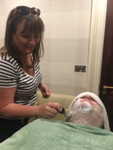 A photo of Jonathan's barbers at The Shelbourne Hotel 