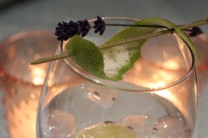 a picture of lavender and lime gin