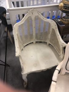 a photo of a French chair