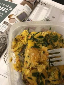 a picture of a courgette traybake